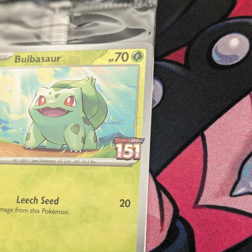 SEALED ๐ Pokemon 151 Bulbasaur Promo Card Best Buy Stamp Reverse Holo ๐ - Picture 7 of 9